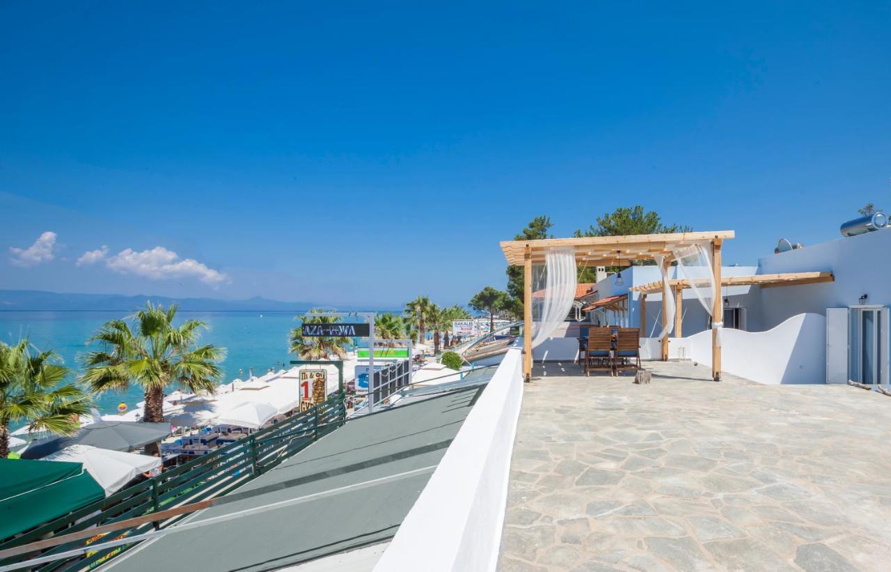 Nautilus Sea View Suite 4 Pefkochori Bagian luar foto