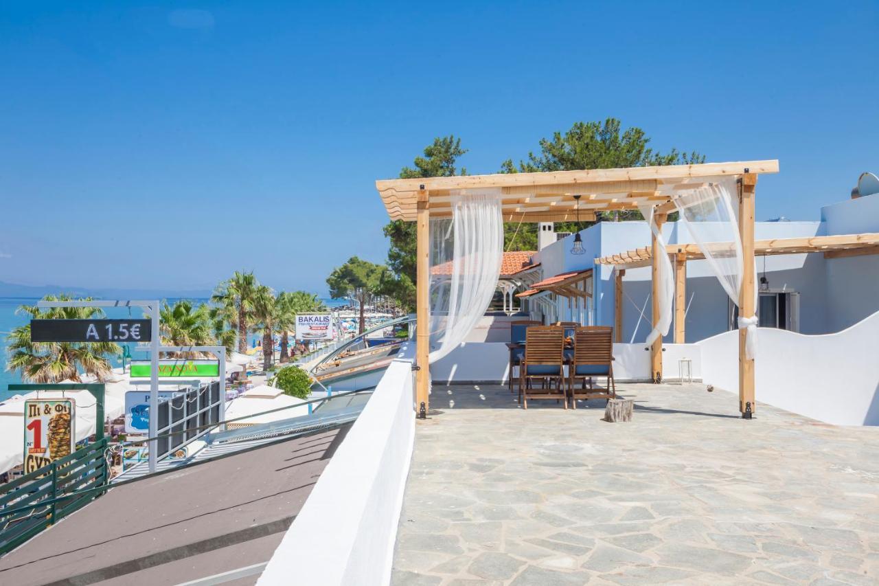 Nautilus Sea View Suite 4 Pefkochori Bagian luar foto